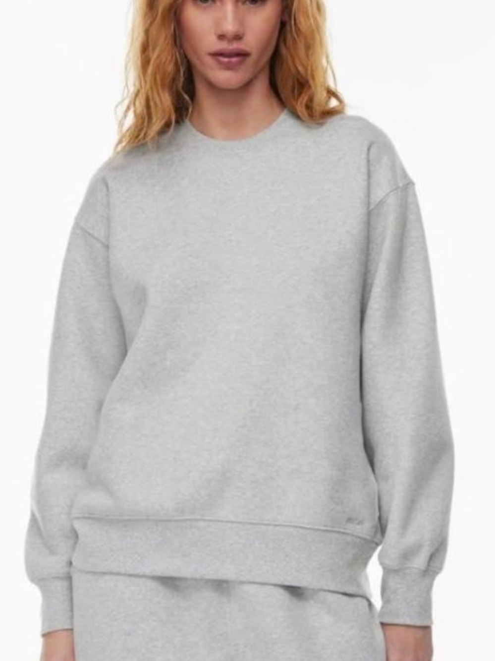 Aritzia TNA Womens Cozy Boyfriend Crewneck Sweatshirt, Size XXS